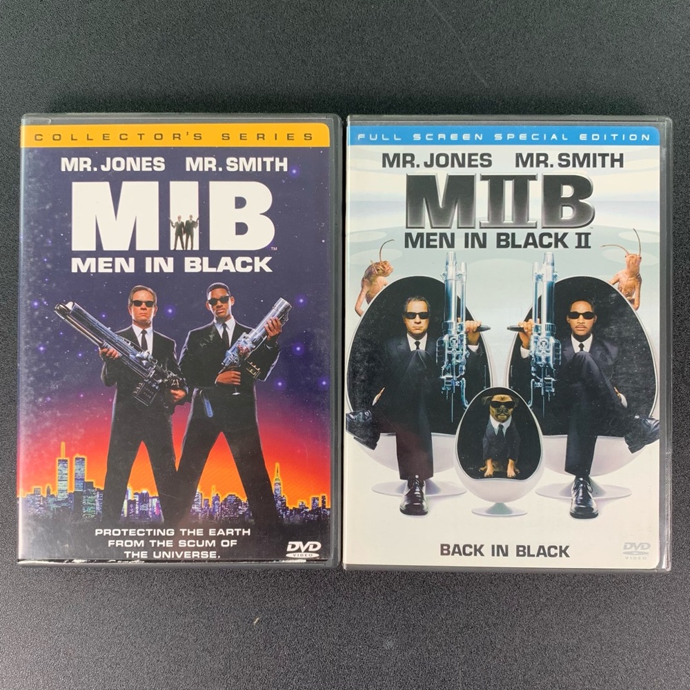 Men in Black DVD Set.